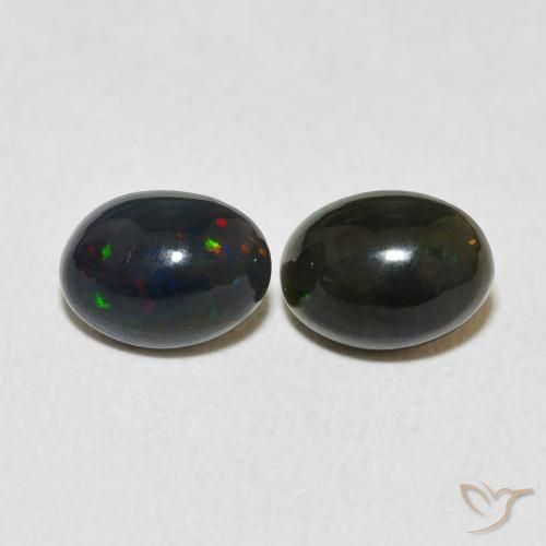 1.58ctw Natural Multicolor Opal, Oval, Opaque