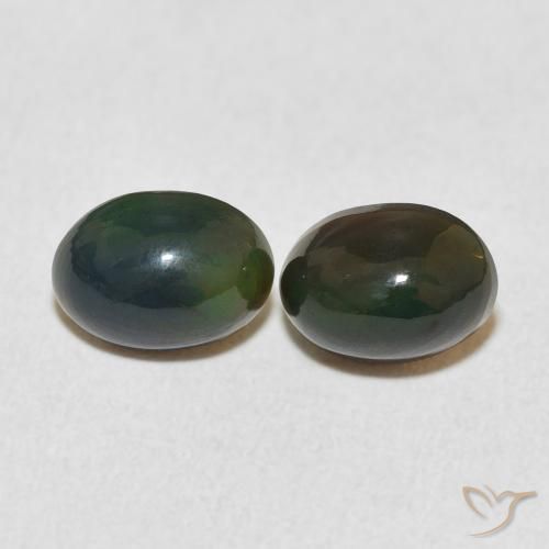 1.61ctw Natural Multicolor Opal, Oval, Opaque
