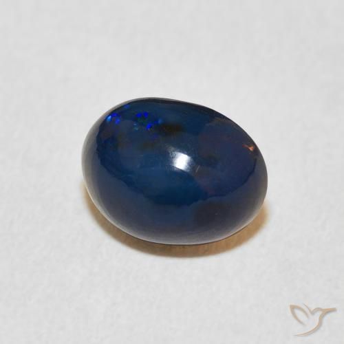 1.43 ct Multicolor Opal Stone, Natural Opal in Oval Cabochon Shape for Sale