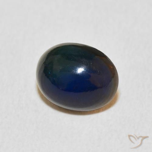 1.15 ct Multicolor Opal Stone, Natural Opal in Oval Cabochon Shape for Sale