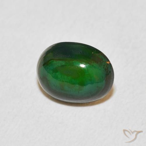 1.11 ct Multicolor Opal Stone, Natural Opal in Oval Cabochon Shape for Sale