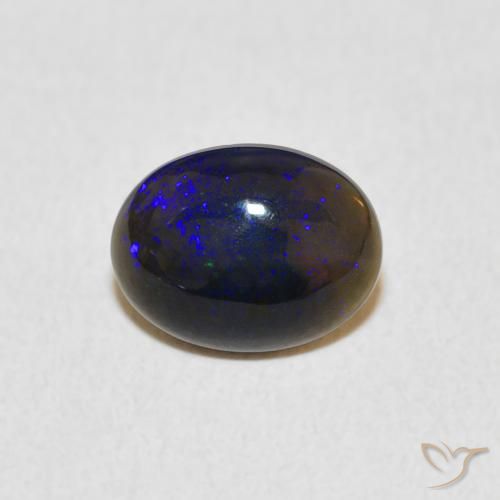 1.01 ct Multicolor Opal Gemstone, Opal Gem in Oval Cabochon Shape for Sale.