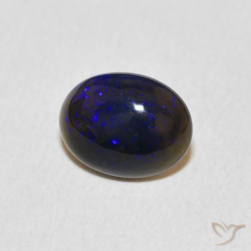 1.01 ct Multicolor Opal Stone, Natural Opal in Oval Cabochon Shape for Sale