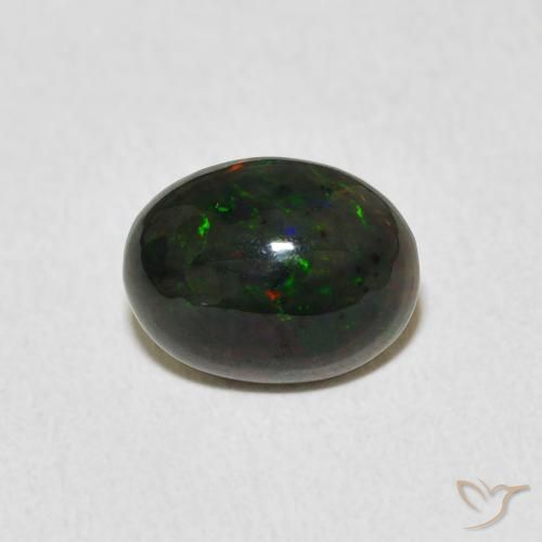 1.13ct Natural Multicolor Opal, Oval, Opaque