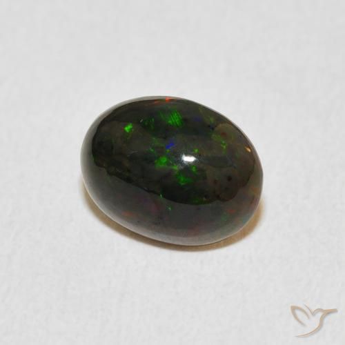 1.13 ct Multicolor Opal Stone, Natural Opal in Oval Cabochon Shape for Sale