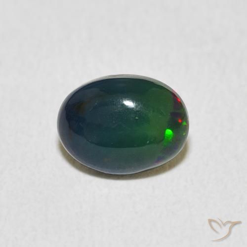 0.82ct Natural Multicolor Opal, Oval, Opaque