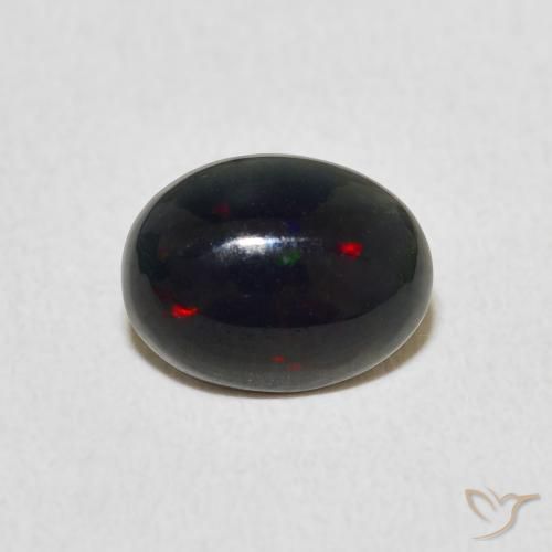 0.76 ct Multicolor Opal Gemstone, Opal Gem in Oval Cabochon Shape for Sale.