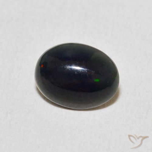 0.76 ct Multicolor Opal Stone, Natural Opal in Oval Cabochon Shape for Sale