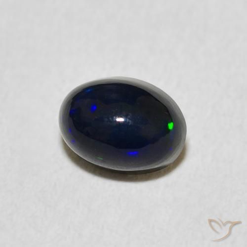 0.67 ct Multicolor Opal Stone, Natural Opal in Oval Cabochon Shape for Sale