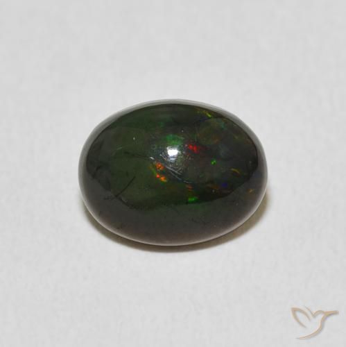 1.21ct Natural Multicolor Opal, Oval, Opaque