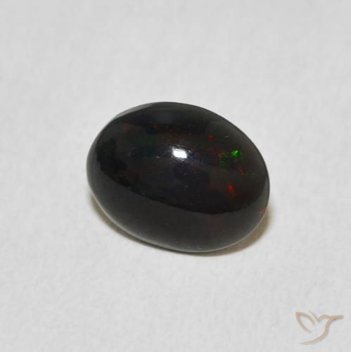 0.78 ct Multicolor Opal Stone, Natural Opal in Oval Cabochon Shape for Sale