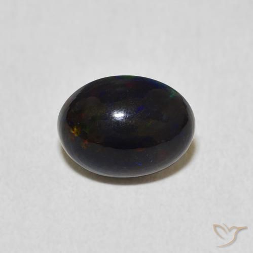 1.09ct Natural Multicolor Opal, Oval, Opaque, Photo A