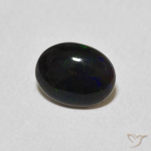 0.86 ct Multicolor Opal Stone, Natural Opal in Oval Cabochon Shape for Sale