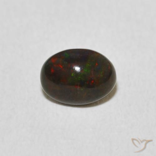 0.46ct Natural Multicolor Opal, Oval, Opaque