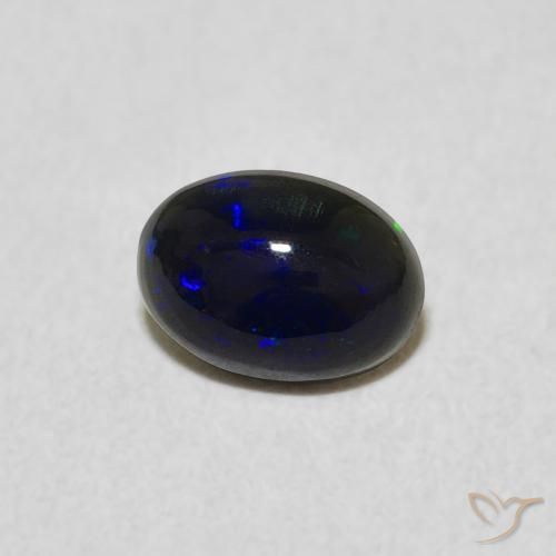 0.41 ct Multicolor Opal Stone, Natural Opal in Oval Cabochon Shape for Sale