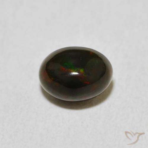 0.67ct Natural Multicolor Opal, Oval, Opaque