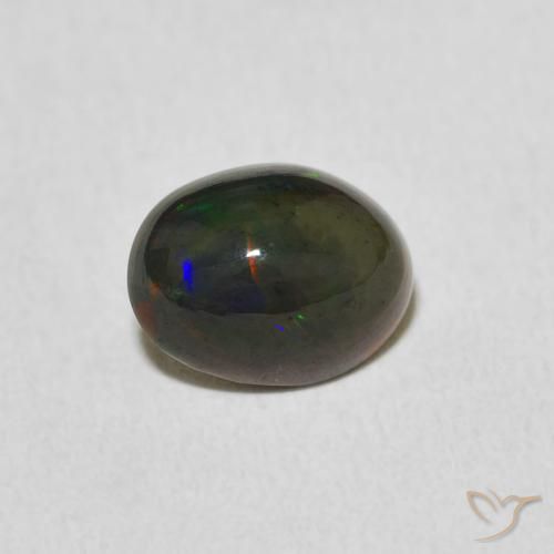 1.24ct Natural Multicolor Opal, Oval, Opaque
