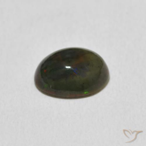 Opal Gemstone in 9 x 7 mm (calibrated) Size for Sale, Opal Stone in Multicolor Color