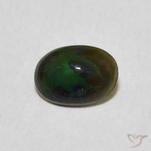 0.37ct Natural Multicolor Opal, Oval, Opaque