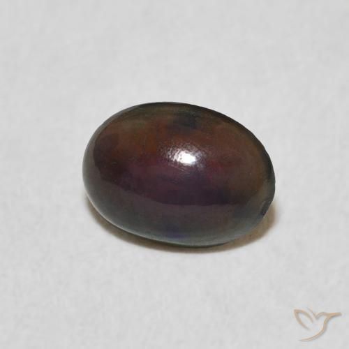 0.38 ct Multicolor Opal Stone, Natural Opal in Oval Cabochon Shape for Sale