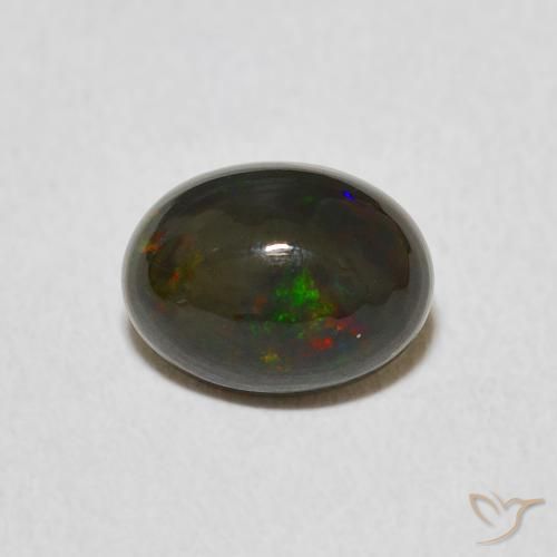 0.95ct Natural Multicolor Opal, Oval, Opaque