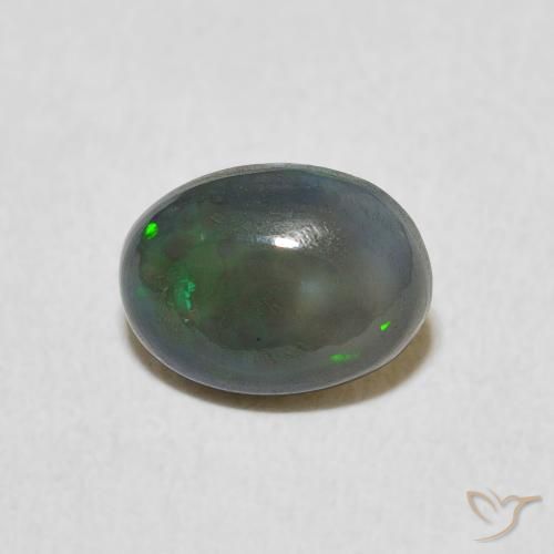 0.89ct Natural Multicolor Opal, Oval, Opaque