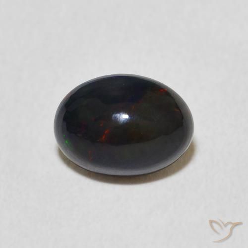 0.91 ct Multicolor Opal Gemstone, Opal Gem in Oval Cabochon Shape for Sale.