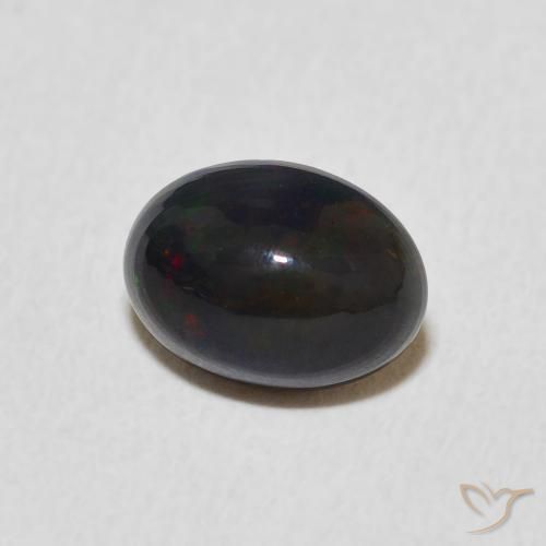 0.91 ct Multicolor Opal Stone, Natural Opal in Oval Cabochon Shape for Sale