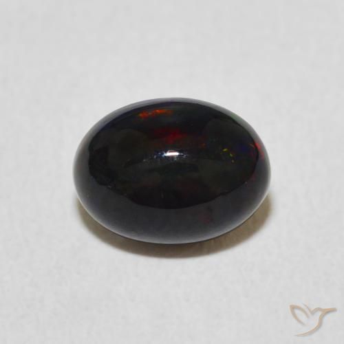 0.89ct Natural Multicolor Opal, Oval, Opaque