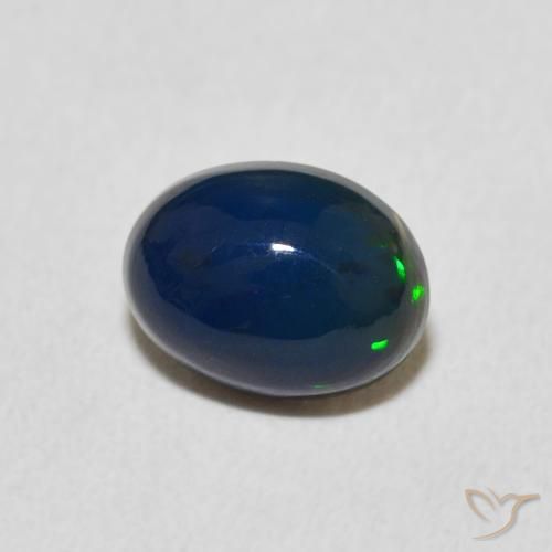0.89 ct Multicolor Opal Stone, Natural Opal in Oval Cabochon Shape for Sale