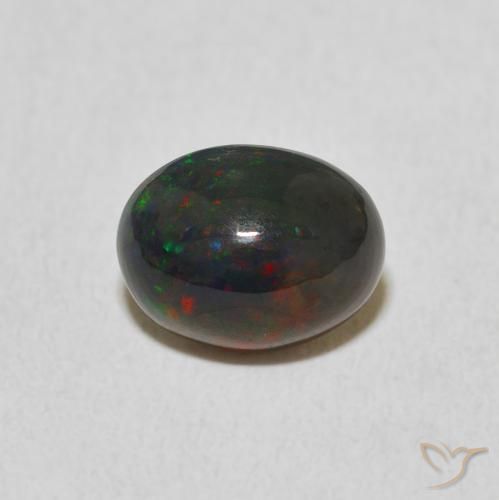 1.17ct Natural Multicolor Opal, Oval, Opaque