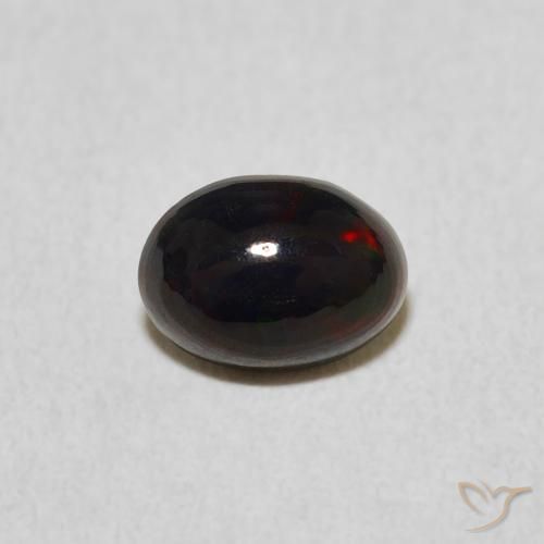 0.46ct Natural Multicolor Opal, Oval, Opaque, Photo A