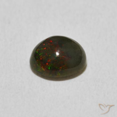 Opal Gemstone in 6.8 x 5.6 mm Size for Sale, Opal Stone in Multicolor Color