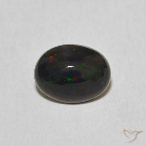 0.95ct Natural Multicolor Opal, Oval, Opaque