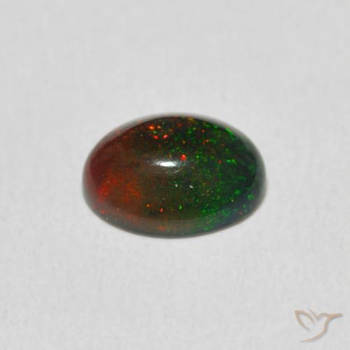 Opal Gemstone in 7.6 x 6 mm Size for Sale, Opal Stone in Multicolor Color