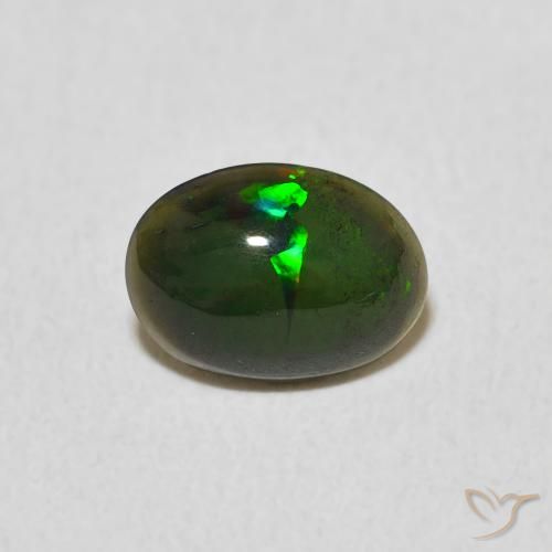 0.58ct Natural Multicolor Opal, Oval, Opaque