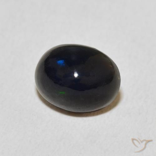 1.23 ct Multicolor Opal Stone, Natural Opal in Oval Cabochon Shape for Sale