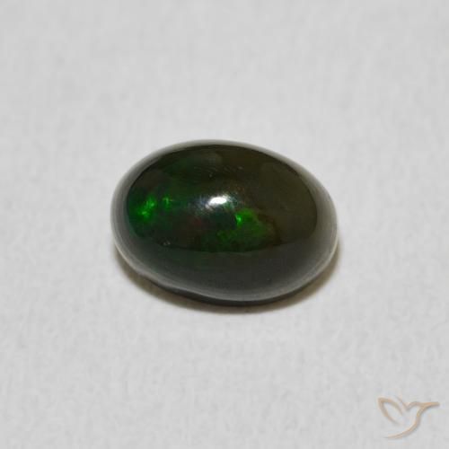 0.77 ct Multicolor Opal Stone, Natural Opal in Oval Cabochon Shape for Sale