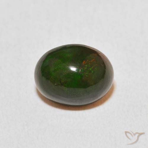 1.96ct Natural Multicolor Opal, Oval, Opaque, Photo A