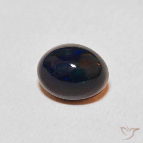 1.26 ct Multicolor Opal Stone, Natural Opal in Oval Cabochon Shape for Sale