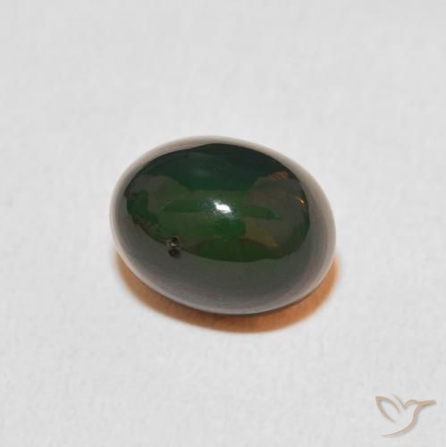 1.73 ct Multicolor Opal Stone, Natural Opal in Oval Cabochon Shape for Sale