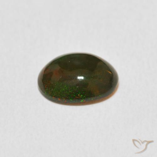 Opal Gemstone in 9 x 7 mm (calibrated) Size for Sale, Opal Stone in Multicolor Color
