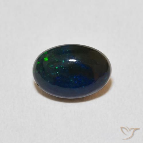 1.30 ct Multicolor Opal Gemstone, Opal Gem in Oval Cabochon Shape for Sale.