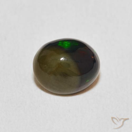 1.29ct Natural Multicolor Opal, Oval, Opaque