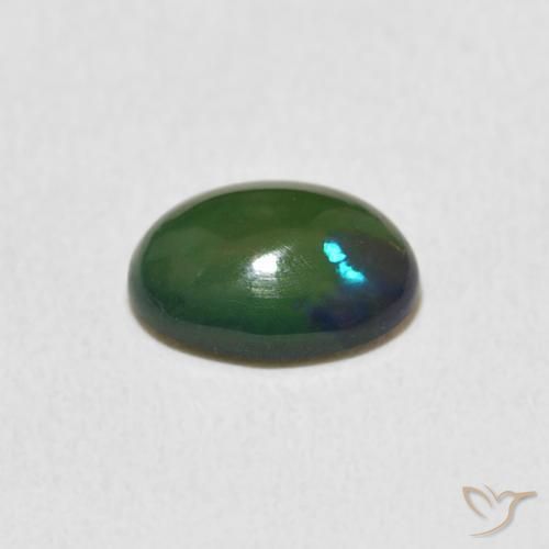 Opal Gemstone in 8.6 x 6 mm Size for Sale, Opal Stone in Multicolor Color