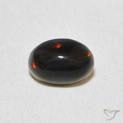 0.42ct Natural Multicolor Opal, Oval, Opaque