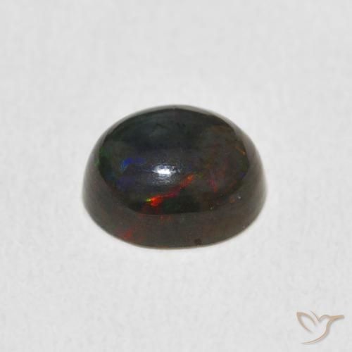 Opal Gemstone in 7.9 x 6.5 mm Size for Sale, Opal Stone in Multicolor Color