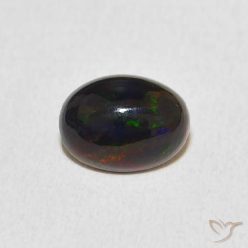 0.77ct Natural Multicolor Opal, Oval, Opaque