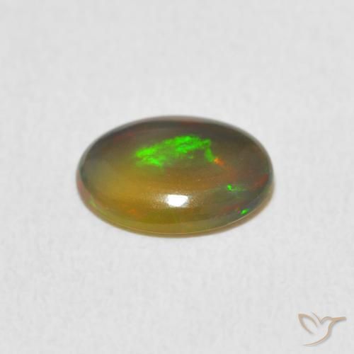 Opal Gemstone in 9 x 7 mm (calibrated) Size for Sale, Opal Stone in Multicolor Color