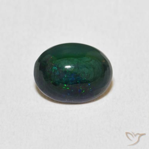 1.06ct Natural Multicolor Opal, Oval, Opaque